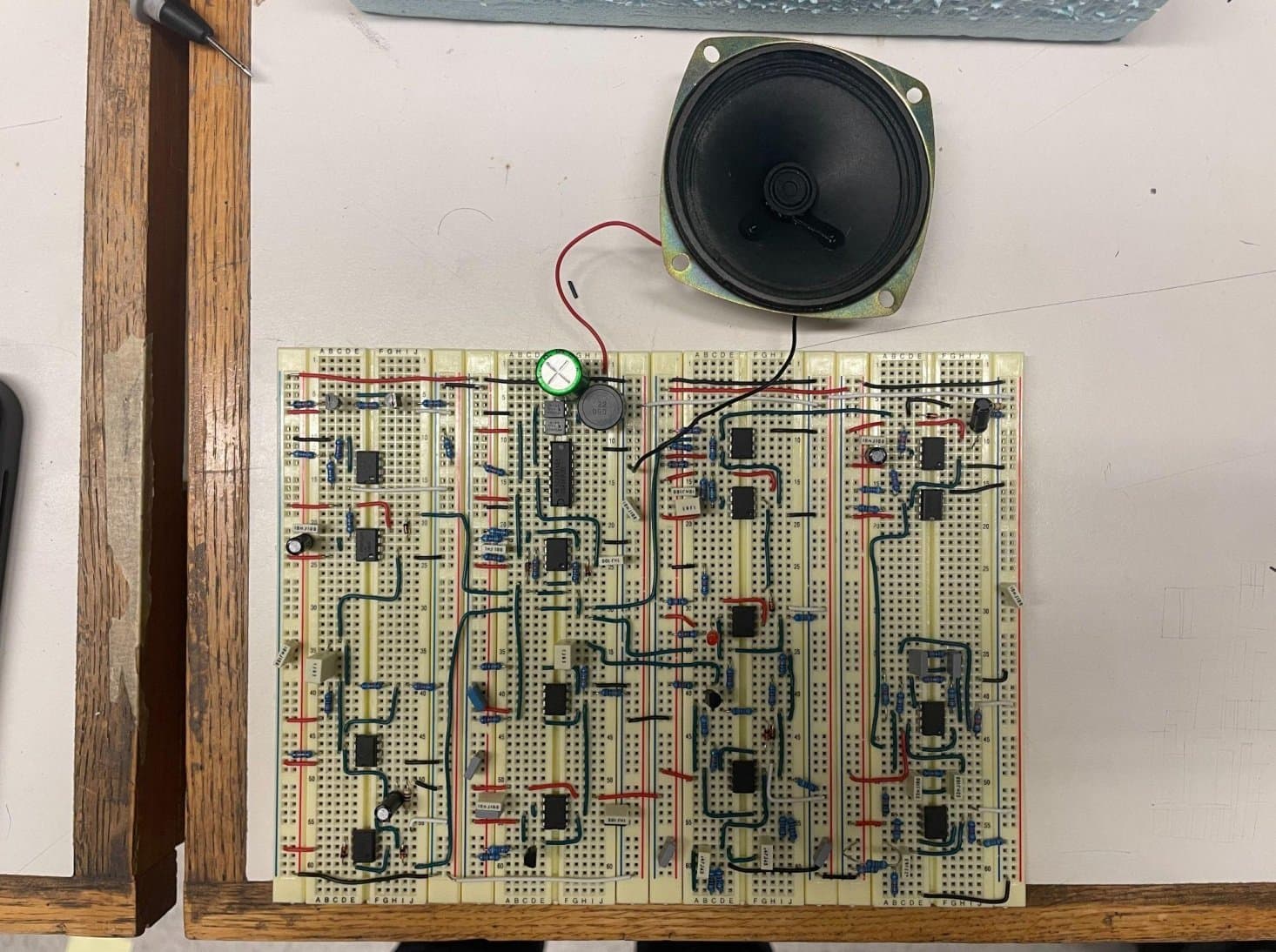 Breadboard circuit